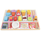 Wooden Pretend Play Board Set | Toy Ice Cream Kitchen BBQ Fruit Shop store Early Education Learning Montessori - Boo & Bub