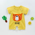 Baby Rompers | Newborn Infant Boy Girl Clothing Short Sleeve Clothes | Baju Bayi - Boo & Bub