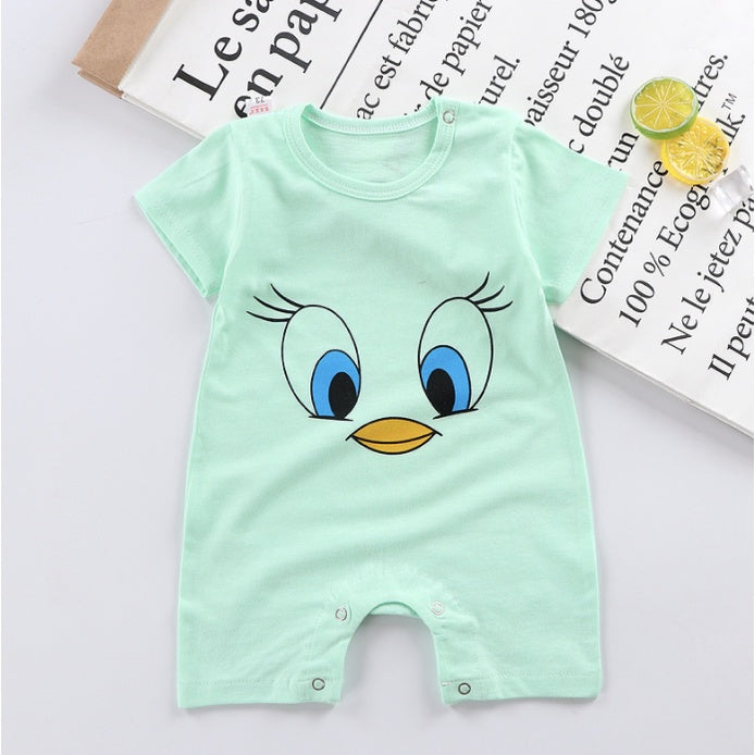 Baby Rompers | Newborn Infant Boy Girl Clothing Short Sleeve Clothes | Baju Bayi - Boo & Bub