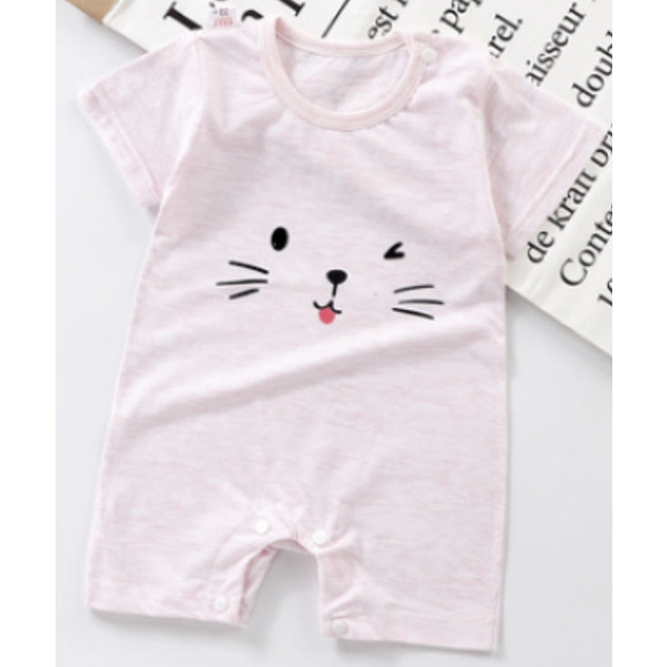 Baby Rompers | Newborn Infant Boy Girl Clothing Short Sleeve Clothes | Baju Bayi - Boo & Bub