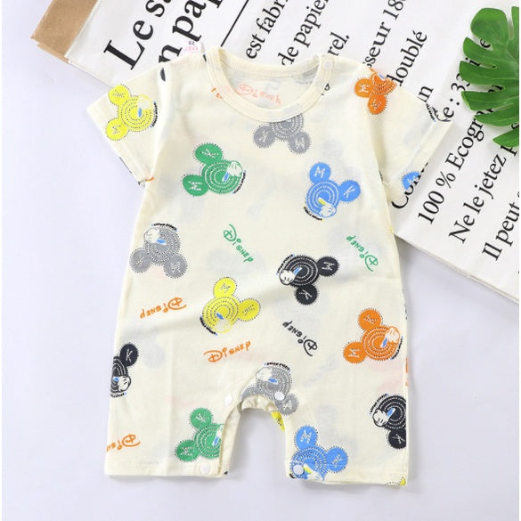 Baby Rompers | Newborn Infant Boy Girl Clothing Short Sleeve Clothes | Baju Bayi - Boo & Bub