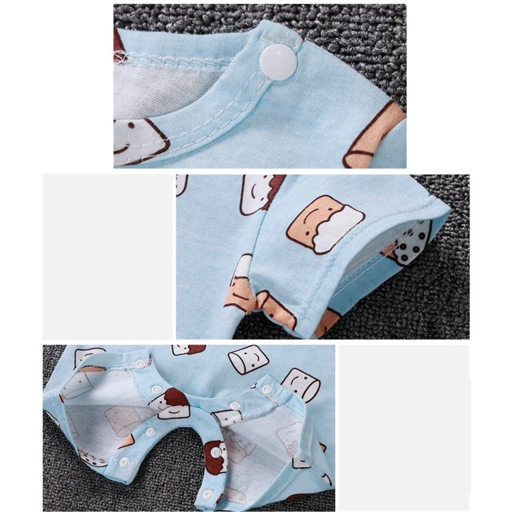 Baby Romper | Newborn Infant Boy Girl bodysuit rompers Clothing Short Sleeve Clothes | Baju Bayi - Boo & Bub