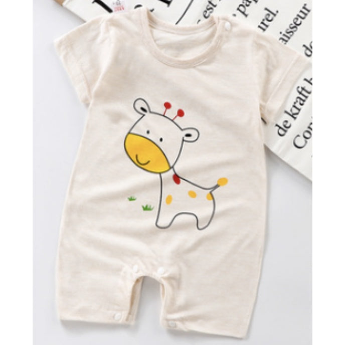Baby Romper | Newborn Infant Boy Girl bodysuit rompers Clothing Short Sleeve Clothes | Baju Bayi - Boo & Bub