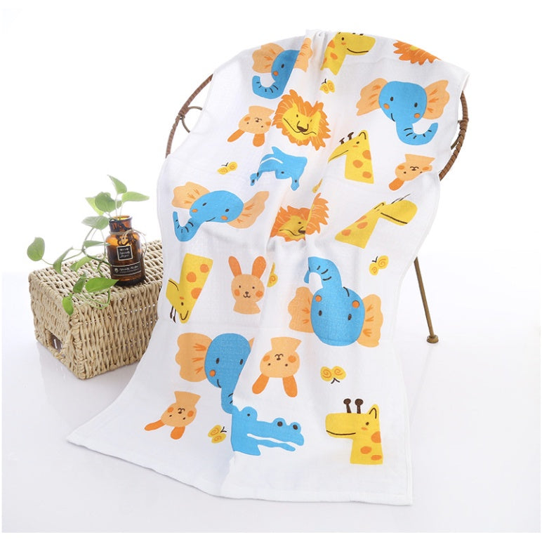 120x60cm | 100% Cotton Baby Kid Bath Towel | Tuala Blanket Super Soft Good Absorbent Fast Dry - Boo & Bub