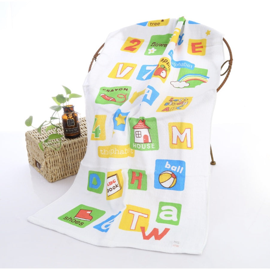 120x60cm | 100% Cotton Baby Kid Bath Towel | Tuala Blanket Super Soft Good Absorbent Fast Dry - Boo & Bub