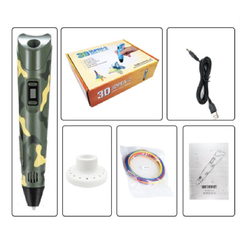 3D Printer Pen | 3D Printing Drawing Pen With 5 Meters PLA Filament Magic Maker Arts for Student Children Gift - Boo & Bub