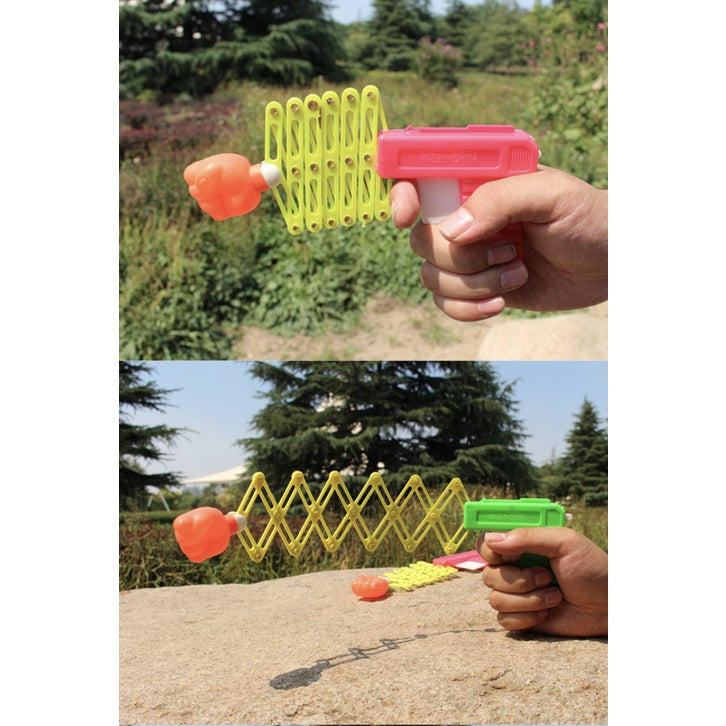 Retractable Fist Shooter | Classic Trick Toy Gun Funny Child Kids plastic elastic Party Festival Gift For Elastic - Boo & Bub