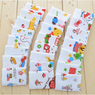 Baby Cotton Soft Cartoon Handkerchief | Newborn Toddler Soft Bath Gauze Feeding Kids Wash 手帕 - Boo & Bub