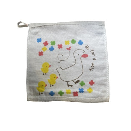Baby Cotton Soft Cartoon Handkerchief | Newborn Toddler Soft Bath Gauze Feeding Kids Wash 手帕 - Boo & Bub