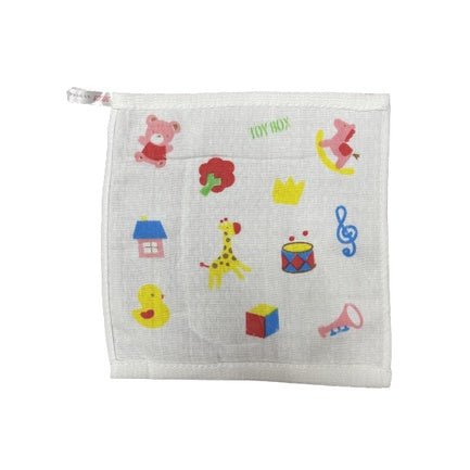 Baby Cotton Soft Cartoon Handkerchief | Newborn Toddler Soft Bath Gauze Feeding Kids Wash 手帕 - Boo & Bub