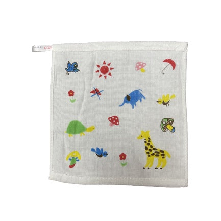 Baby Cotton Soft Cartoon Handkerchief | Newborn Toddler Soft Bath Gauze Feeding Kids Wash 手帕 - Boo & Bub