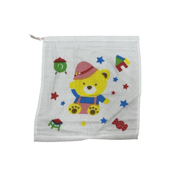 Baby Cotton Soft Cartoon Handkerchief | Newborn Toddler Soft Bath Gauze Feeding Kids Wash 手帕 - Boo & Bub