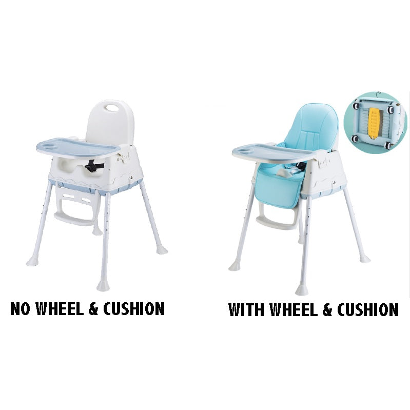 Baby Dining High Chair | Adjustable height Multifunctional Portable Eating Safety Toddler Chair - Boo & Bub