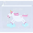 Unicorn Side Pull Pencil Case | Cosmetic Pouch Beg Tangan Wanita Student Bag Organizer Mask Bag - Boo & Bub