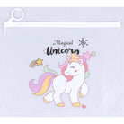 Unicorn Side Pull Pencil Case | Cosmetic Pouch Beg Tangan Wanita Student Bag Organizer Mask Bag - Boo & Bub