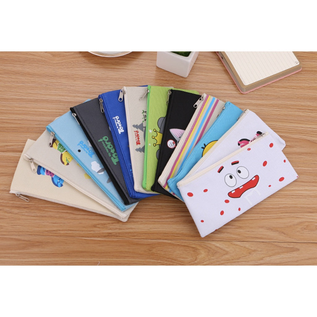 Cute Pencil Case | Korea Fabric Creative Stationery Bag | small stationery bag cartoon pen case woman pouch - Boo & Bub