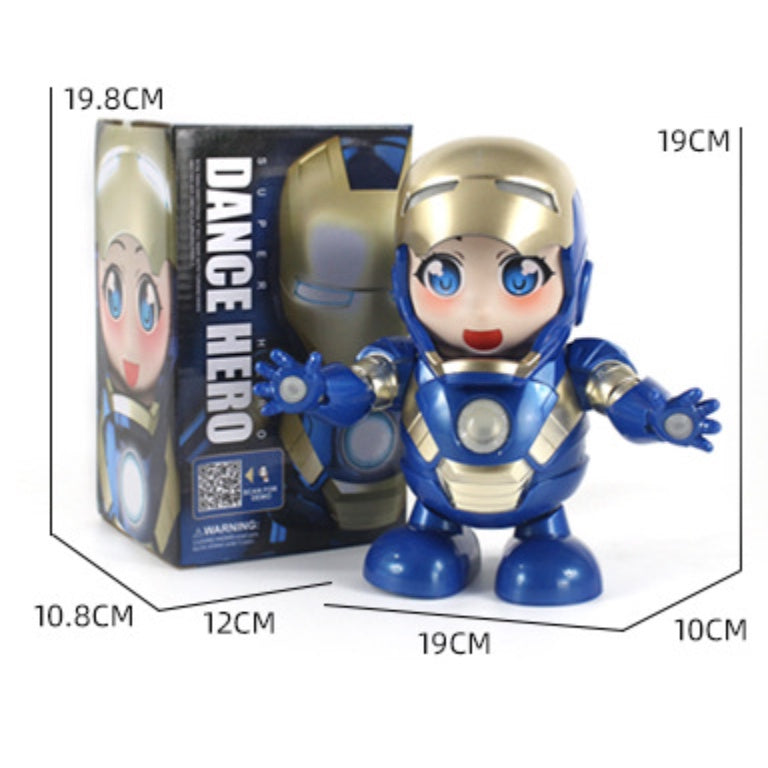 Dancing Super Hero | Dance Hero Robot Toys Music Light Ironman Avengers Kid Gift |  Mainan Budak Viral Tiktok - Boo & Bub