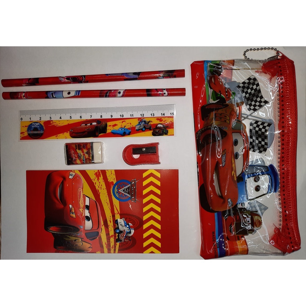7PCS Kids Cartoon Pencil Case | Gift Set in tote Goodies Bag | Birthday Christmas Gift 学生文具套礼物 Alat Tulisan - Boo & Bub