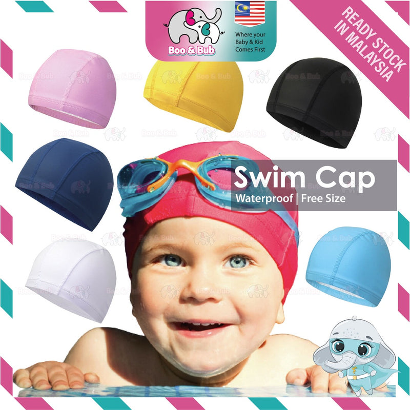 Cute Swimming Cap For Children | Girl Waterproof Elastic Swim Pool Cap | Bathing Caps for Kids