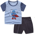 2PCS Kids Short Sleeve T-Shirt Shorts Set | Baju Budak Fashion | Boys Girls Children Clothing Summer Wear - Boo & Bub