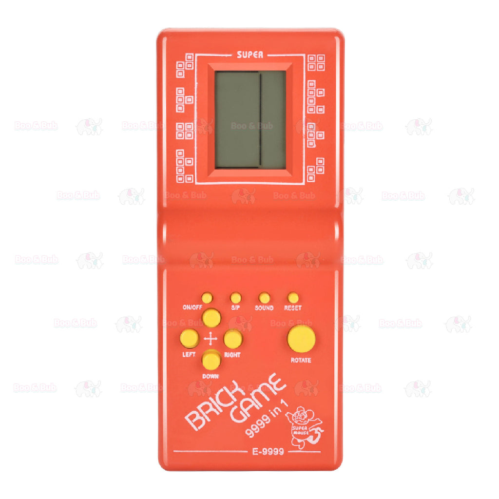 Classic Tetris Brick Game Hand Held | Retro Nostalgic Portable Mini Decompression Toy | Permainan elektronik kanak - Boo & Bub