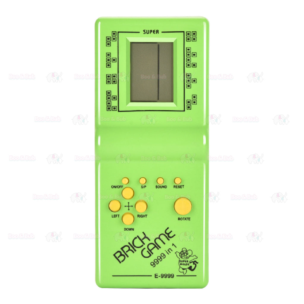 Classic Tetris Brick Game Hand Held | Retro Nostalgic Portable Mini Decompression Toy | Permainan elektronik kanak - Boo & Bub