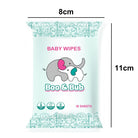 80 pcs Baby Hand Mouth Wipes / Wet Tissue | Alcohol-free, paraben-free, fragrance-free wipe / Tisu Basah Bayi - Boo & Bub