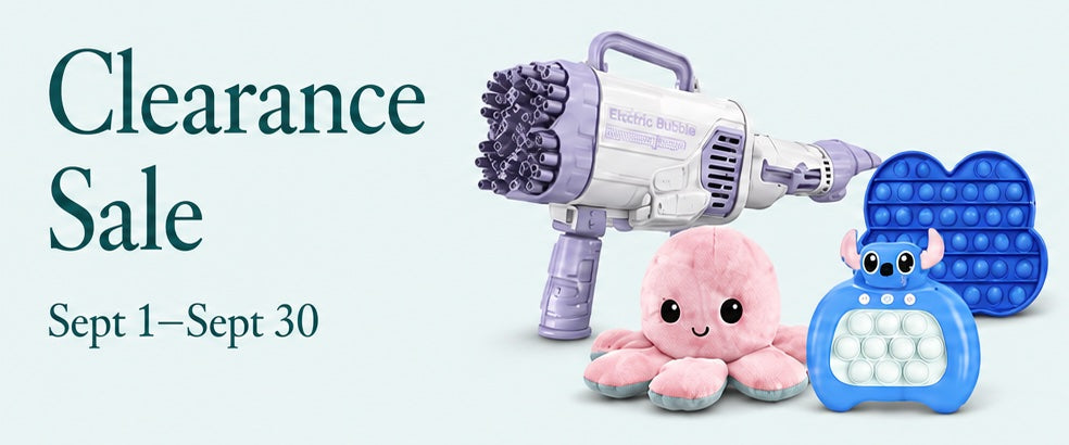 Clearance Sale · Sept 1–Sept 30